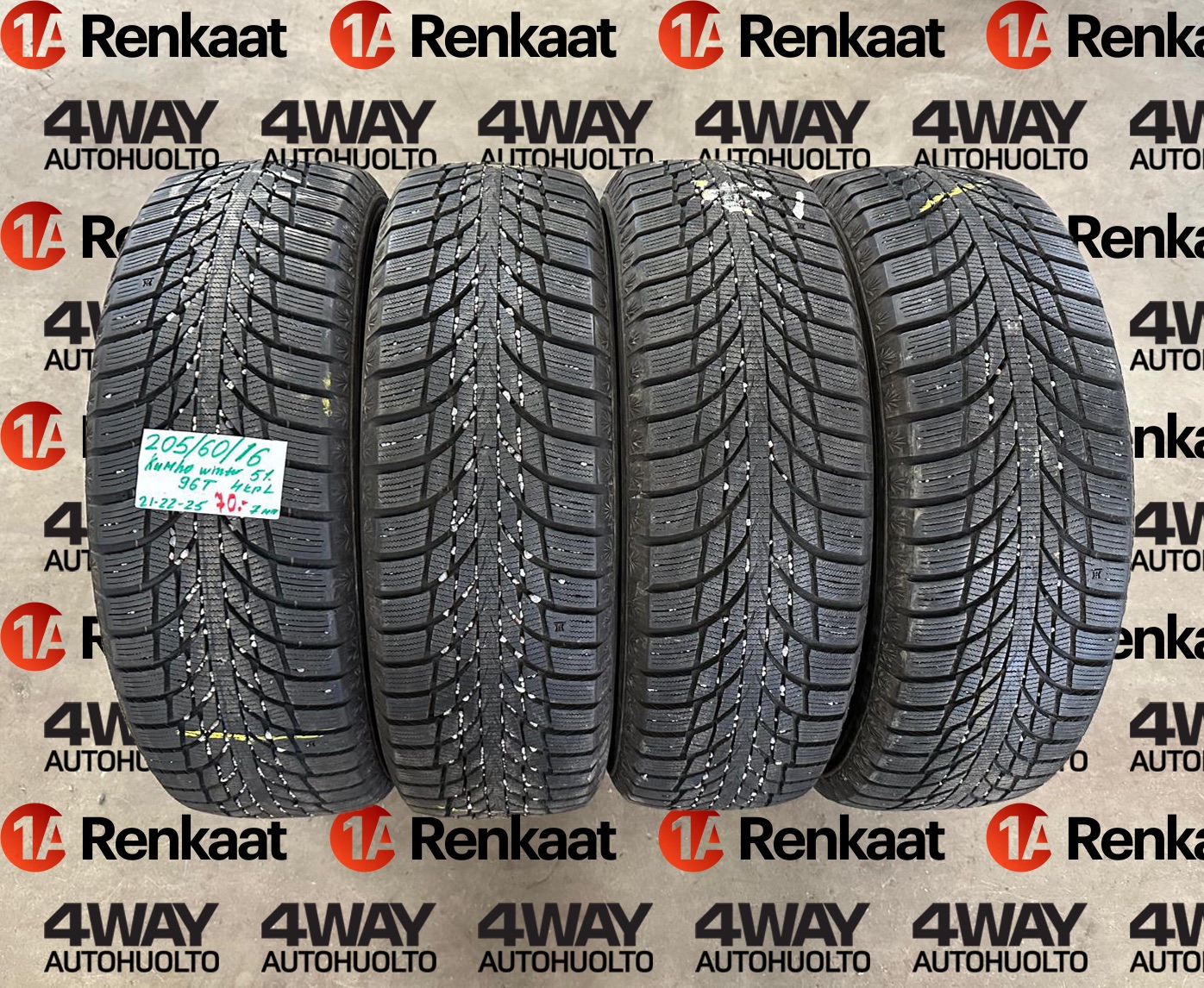 lamellrehv Kumho Winter Craft Ice WI51 DOT2021-25