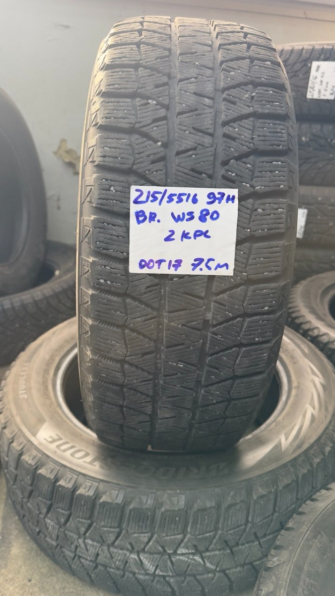 lamellrehv Bridgestone Blizzak WS 80