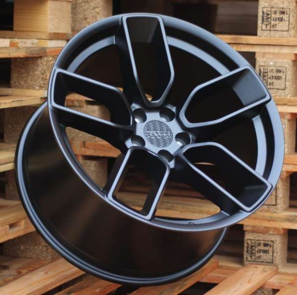 <font face='Tahoma'>vieglmetāla diski</font> Haxer HX031BlackHalfMatt(BLHM)HAXER(K4)(Rear+Front)