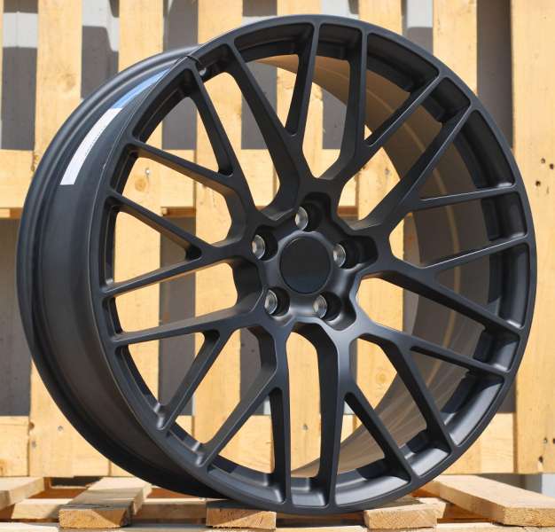 <font face='Tahoma'>vieglmetāla diski</font> JIL Wheels BK998(CQRGW1022)BlackMatt(BM)PORCH(K3)(Rear+FrontFORGED