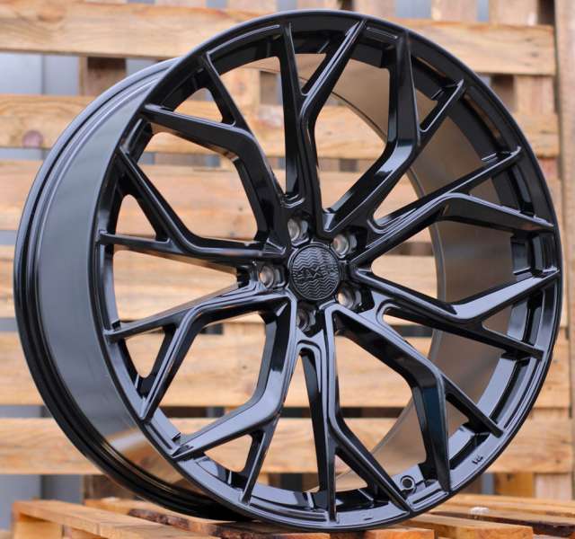<font face='Tahoma'>vieglmetāla diski</font> Haxer HX041Black(BL)HAXER(P1)(Rear+Front)