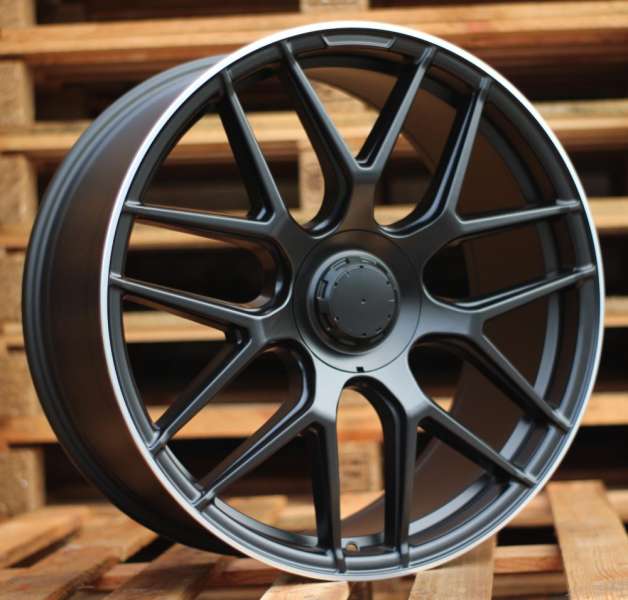 <font face='Tahoma'>vieglmetāla diski</font> JIL Wheels B5318(XFE424)BlackHalfMatt+Poli