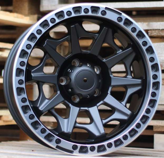 <font face='Tahoma'>vieglmetāla diski</font> JIL Wheels L2174BlackHalfMatt+Poli