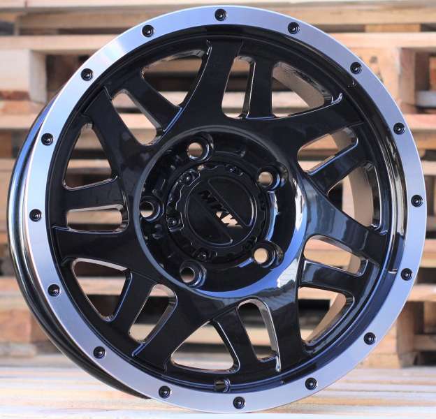 <font face='Tahoma'>vieglmetāla diski</font> JIL Wheels Q1509Black+Poli