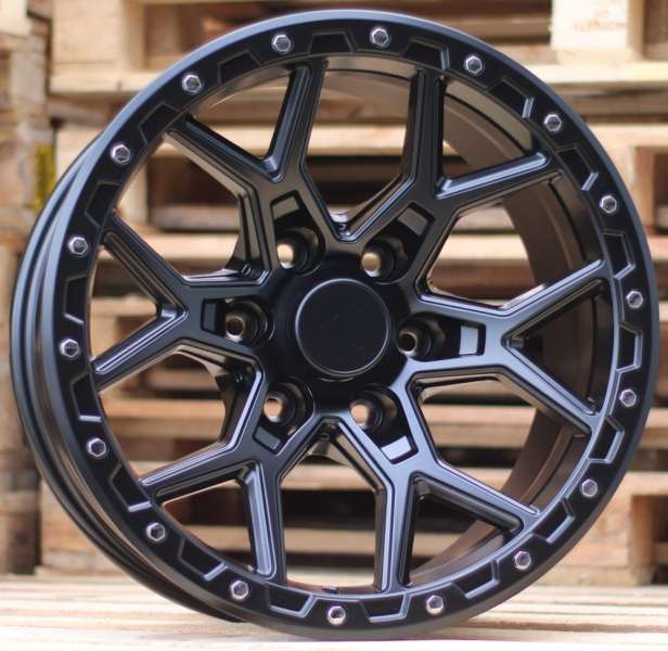 <font face='Tahoma'>vieglmetāla diski</font> JIL Wheels B1536BlackHalfMatt(BLHM)4X4(Z1)