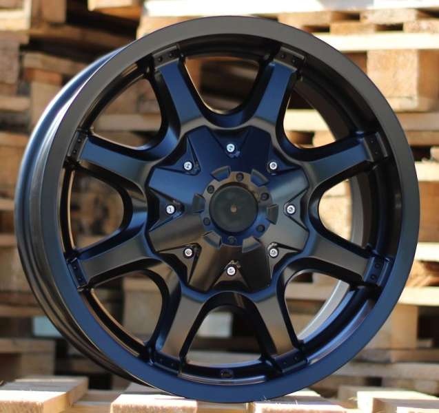 <font face='Tahoma'>vieglmetāla diski</font> JIL Wheels B2004BlackHalfMatt(BLHM)4X4(A)((AKC65Eur))
