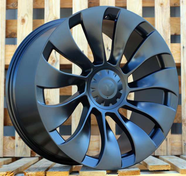 <font face='Tahoma'>vieglmetāla diski</font> JIL Wheels YS214BlackHalfMatt(BLHM)TESLA(K4)((Te