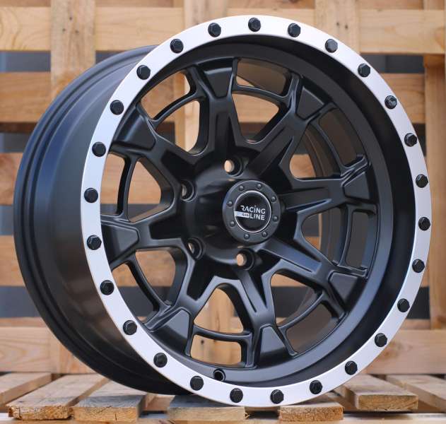 <font face='Tahoma'>vieglmetāla diski</font> JIL Wheels B5995BlackHalfMatt+Poli