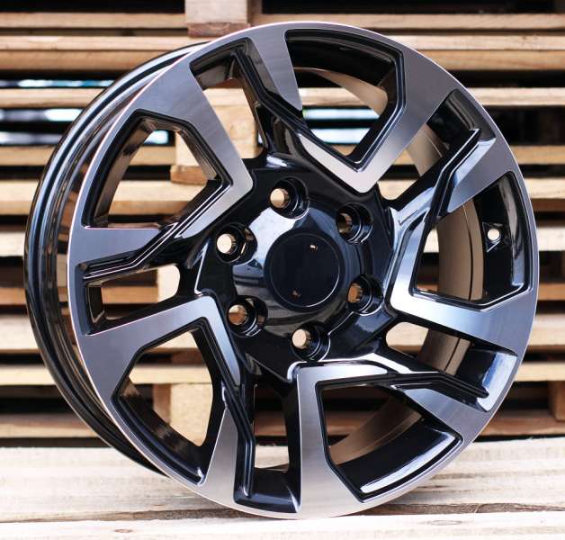 <font face='Tahoma'>vieglmetāla diski</font> JIL Wheels B1704BlackPoli