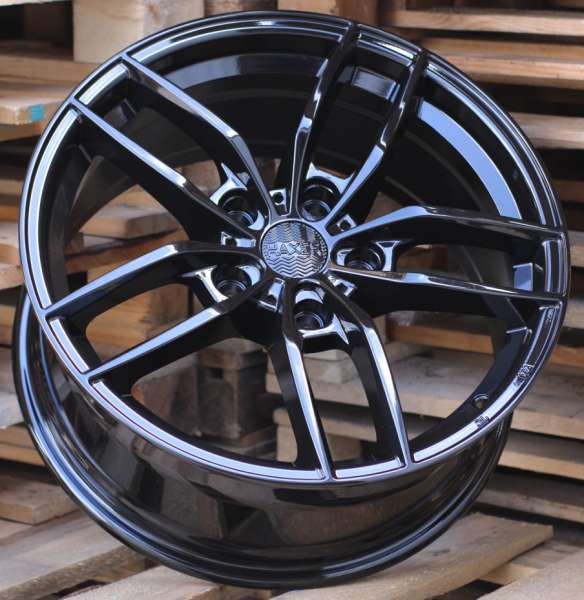 <font face='Tahoma'>vieglmetāla diski</font> Haxer HX018Black(BL)HAXER(K7+P)