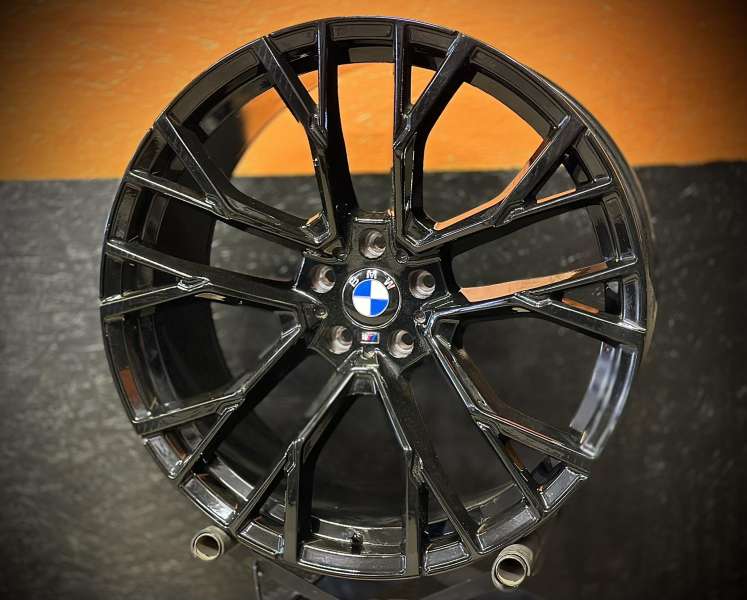 <font face='Tahoma'>vieglmetāla diski</font> BMW Black  F X5/X6/X7